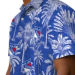 New York Rangers Hawaiian Shirt – Vintage Palm Tree