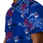 New York Rangers Hawaiian Shirt – Wave Palm