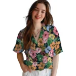 New York Yankees Hawaiian Shirt – Brilliant Hibiscus Garden