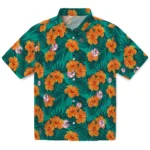 New York Yankees Hawaiian Shirt – Hibiscus and Palm Leaves