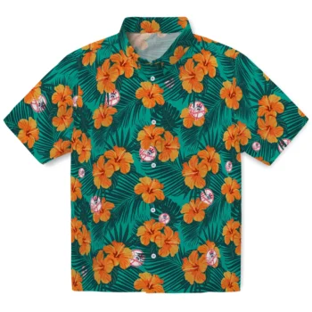 new york yankees hibiscus escape green hawaiian shirts best selling