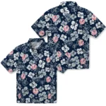 New York Yankees Hawaiian Shirt – Hibiscus Flower Design