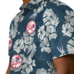 New York Yankees Hawaiian Shirt – Hibiscus Flowers