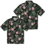 New York Yankees Hawaiian Shirt – Hibiscus Leaves Pattern
