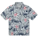 New York Yankees Hawaiian Shirt – Hibiscus Overlay