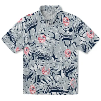 new york yankees hibiscus overlay hawaiian shirts best selling