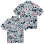 New York Yankees Hawaiian Shirt – Hibiscus Overlay