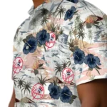 New York Yankees Hawaiian Shirt – Hibiscus Seaside