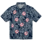 New York Yankees Hawaiian Shirt – Leaf Outline
