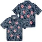 New York Yankees Hawaiian Shirt – Leaf Outline