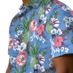 New York Yankees Hawaiian Shirt – Pineapple Bouquet