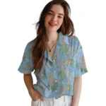 North Carolina Tar Heels Hawaiian Shirt – Anthurium Overlay