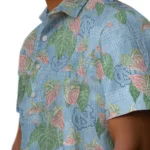 North Carolina Tar Heels Hawaiian Shirt – Anthurium Overlay
