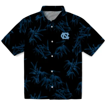 north carolina tar heels bamboo branches light blue black hawaiian shirts best selling