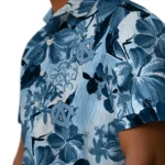 North Carolina Tar Heels Hawaiian Shirt – Hibiscus Arrangement
