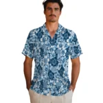 North Carolina Tar Heels Hawaiian Shirt – Hibiscus Blooms