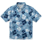 North Carolina Tar Heels Hawaiian Shirt – Hibiscus Flower Design