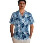 North Carolina Tar Heels Hawaiian Shirt – Hibiscus Flower Design