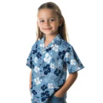 North Carolina Tar Heels Hawaiian Shirt – Hibiscus Flower Design