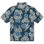 North Carolina Tar Heels Hawaiian Shirt – Hibiscus Flowers