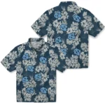 North Carolina Tar Heels Hawaiian Shirt – Hibiscus Flowers