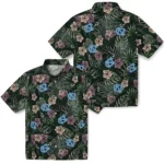 North Carolina Tar Heels Hawaiian Shirt – Hibiscus Leaves Pattern