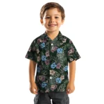 North Carolina Tar Heels Hawaiian Shirt – Hibiscus Leaves Pattern