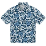 North Carolina Tar Heels Hawaiian Shirt – Hibiscus Motif