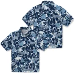 North Carolina Tar Heels Hawaiian Shirt – Hibiscus Overlay