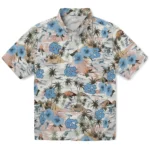 North Carolina Tar Heels Hawaiian Shirt – Hibiscus Seaside