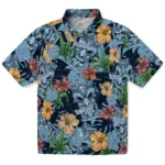North Carolina Tar Heels Hawaiian Shirt – Hibiscus Tiki Jungle