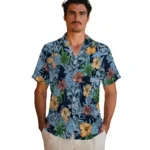 North Carolina Tar Heels Hawaiian Shirt – Hibiscus Tiki Jungle