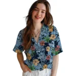 North Carolina Tar Heels Hawaiian Shirt – Hibiscus Tiki Jungle
