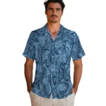 North Carolina Tar Heels Hawaiian Shirt – Leaf Outline