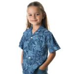 North Carolina Tar Heels Hawaiian Shirt – Leaf Outline