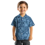 North Carolina Tar Heels Hawaiian Shirt – Leaf Outline