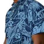 North Carolina Tar Heels Hawaiian Shirt – Monstera Layer