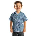 North Carolina Tar Heels Hawaiian Shirt – Palm Leaves