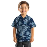North Carolina Tar Heels Hawaiian Shirt – Palm Sunset