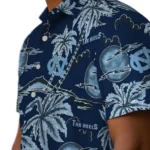North Carolina Tar Heels Hawaiian Shirt – Palm Sunset