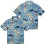 North Carolina Tar Heels Hawaiian Shirt – Palm Tree Island