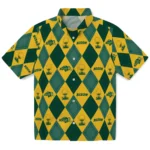 North Dakota State Bison Hawaiian Shirt – Golfing Plaid