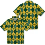North Dakota State Bison Hawaiian Shirt – Golfing Plaid