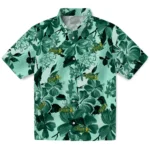 North Dakota State Bison Hawaiian Shirt – Hibiscus Arrangement