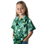 North Dakota State Bison Hawaiian Shirt – Hibiscus Arrangement