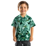 North Dakota State Bison Hawaiian Shirt – Hibiscus Arrangement