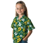 North Dakota State Bison Hawaiian Shirt – Hibiscus Flower Design