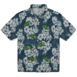 North Dakota State Bison Hawaiian Shirt – Hibiscus Flowers