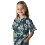 North Dakota State Bison Hawaiian Shirt – Hibiscus Flowers