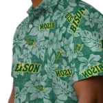 North Dakota State Bison Hawaiian Shirt – Hibiscus Oasis